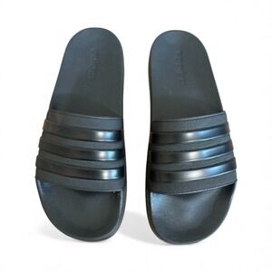 Adidas Adilette Core Black Cloudfoam Shower Slides Men US 10